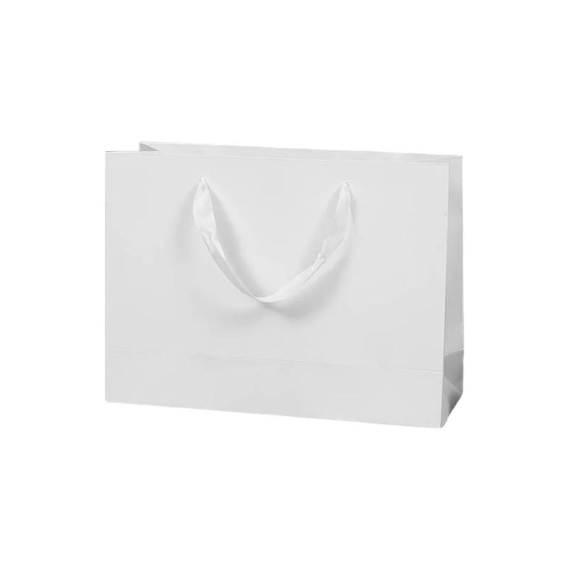 Matt White Laminated Paper Bags 350x260mm - 50pcs